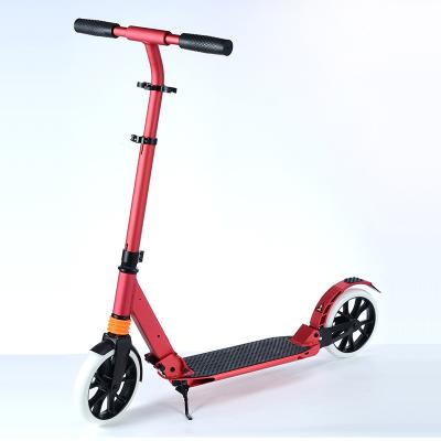 China Foot Pedal Scooter 2 Wheels Kick Scooter Adjustable Level Folding Foldable Adult Scooter For Sale for sale