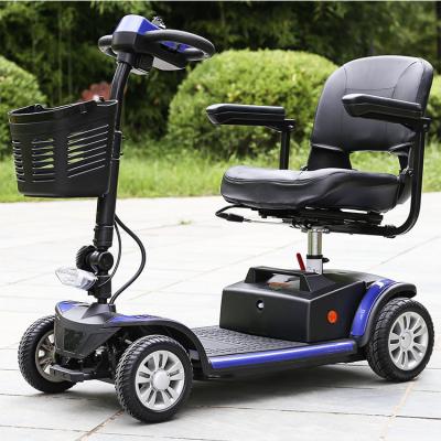 China Unisex Folding Mobility Scooter Older Travel Increase Foldable Electric Travel Transformer 4 Perfect Wheel for sale