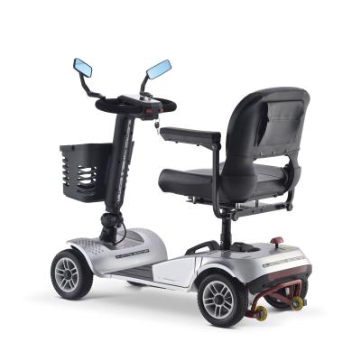 China Unisex Affordable 4 Wheel Scooter Lightweight Portability Take One Piece Travel Scooter for sale