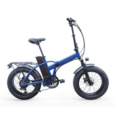 China Aluminum alloy 7 speed folding electric bicycle 20 inch fat tire electric bicycle foldable city bike for sale