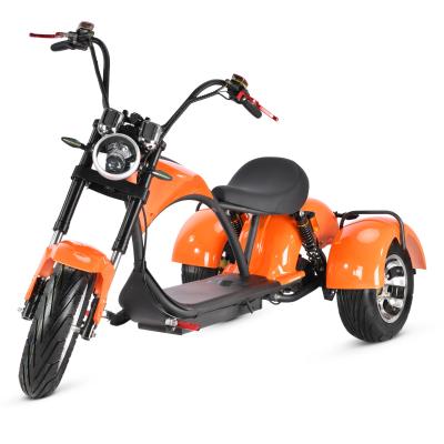 China Electric Motorcycle Tricycle Scooter 3 Wheels Adult Unisex Adult Electric Scooty New Design for sale