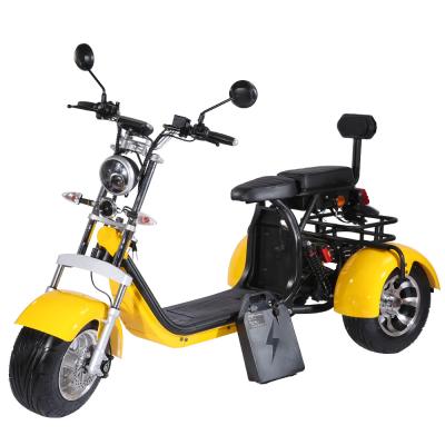 China Unisex Adult Electric Scooters 3 Wheel Tricycle Moto Elettrical Tricycle Motorcycle for sale