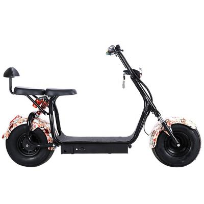 China Big Wheels Unisex Adult Electric Motorcycle Cocos 1000W 1500W 2 Fat Tire Citycoco Moped Scooter for sale