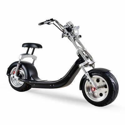 China EU Unisex Electric Warehouse Fat Tire Citycoco Scooter 2 Wheel Electric Unfoldable Scooter for sale