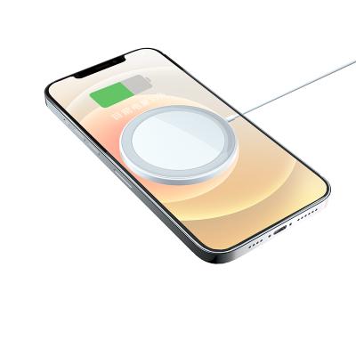 China New Arrival Mobile Phone Portable 10W Qi Magnetic Fast Wireless Charger For iPhone 12 pro Max Mini for sale