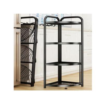 China Wholesale High Quality Viable Organizer Home Use Holders Storage Racks For Kitchen Corner Shelf Storage Bathroom for sale