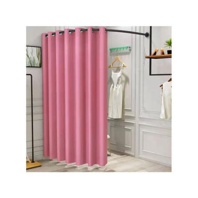 China China Manufacturer Convenient and Portable Changing Changing Fitting Room Curtain Wall Mounted Clothing Store Mobile Fitting Room for sale