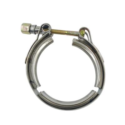 China Professional Stainless Steel T-Groove Connection Strong Production Pipe Clamp for sale