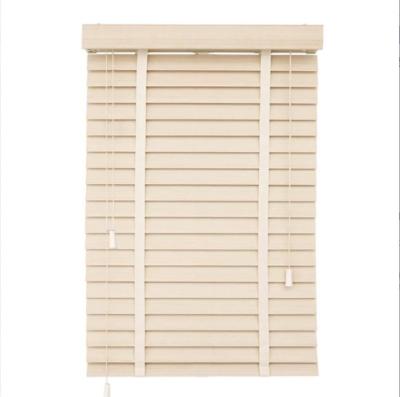 China Modern Warm Shades Faux Wood Blind With Factory Direct Sale Price for sale