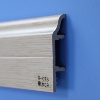 China Modern Unique Products Durable And Cheap PVC WOODEN Skirting MDF X-075 SKIRTING for sale