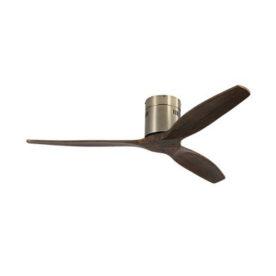 China Modern Simple Wooden 3 Blade Professional Commercial Factory Electric Remote Control Industrial Ceiling Fan for sale