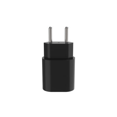 China UniversalÂ   Portable DC 5V1A USB-A Brazil Travel Charger Black PC ABS Smart Fast Charging Fire Resistance for sale