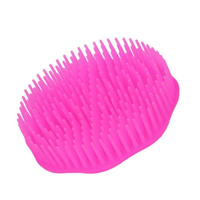 China New Fashionable Wet and Dry Mixed Shampoo Comb and Color Shampoo Plastic Scalp Massager Hair Brush Massager for sale