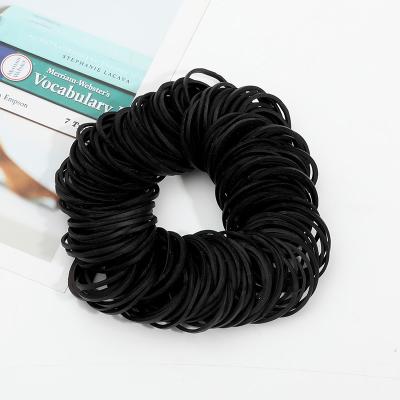 China Salon beauty factory supply diameter 15mm Vietnam elastic band direct black whip elastic band leather band for sale