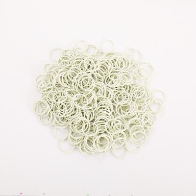 China Salon beauty factory supply diameter 15mm Vietnam elastic band direct white whip elastic band leather band for sale