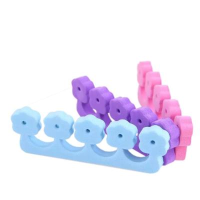 China High Quality Nail Beauty Tool Finger Toe Separators Nail Polish Multi Colors For Manicure Pedicure Tools for sale