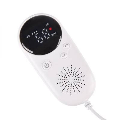 China Emergency Baby Heart Monitor Pocket Fetal Doppler Plastic Monitor for sale