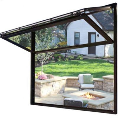 China Folding French Cheap Aluminum Vertical Sliding Folding Window for sale