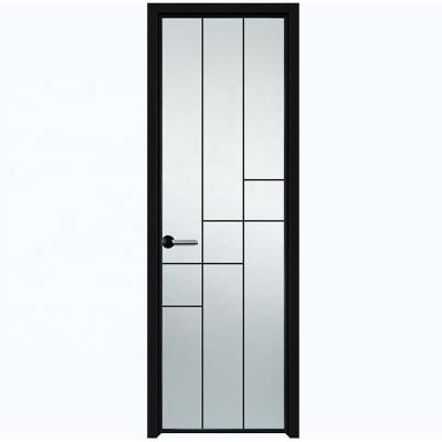 China Modern Chinese Designs Commercial Aluminum Kitchen Office Swing Half Height Interior Doors In Home for sale