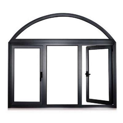 China Folding Partition Doors Aluminum Alloy Aluminum Alloy Tempered Glass Casement Window Designs Aluminum New from Screen Window and Double Door Manufacturer for sale