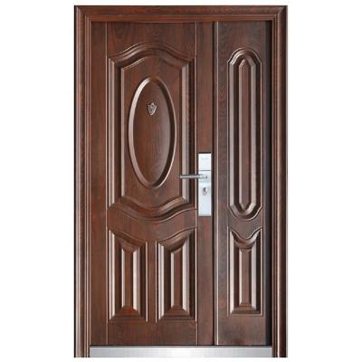 China American Door Modern Design Main Entrance Security Steel Interior Doors Swing Modern Polymer Cold Rolled Steel Sheet Push and Pull for sale