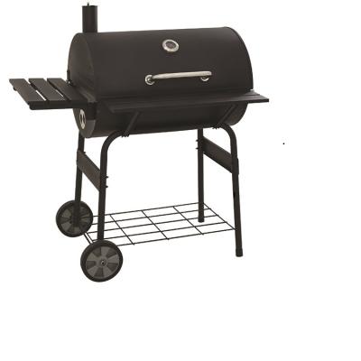 China Large Area BBQ Smoker Drum Charcoal Barbecue Grill Offset Easily Collected Cooking Smoker for sale