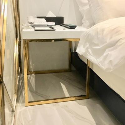 China Luxury Mirror Bed Table Legs Furniture Frame Side Table Base Gold Legs For Furniture for sale