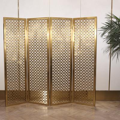 China Morden Stainless Steel Hotel Screen Luxury Welding Interior Classic Luxury Partition for sale