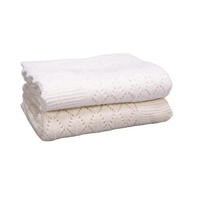 China China Manufacturer Anti Static Blanks Knitted Wrap Cotton Baby Blanket for sale