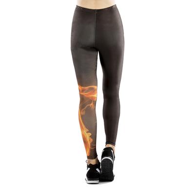 China Snagging resistance spring new and summer women's clothing printed tight yoga sports slim-fitting leggings for sale