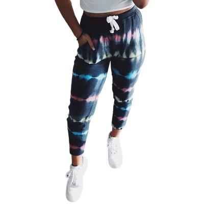 China Summer new fashion anti-pilling printed casual sweatpants women's pants for sale