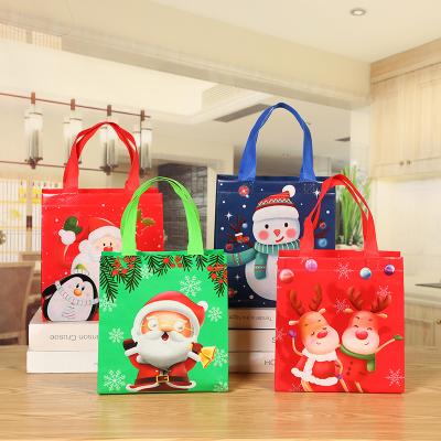 China 120gsm Recyclable Ultrasonic Foldable Image Bag Luxury Non Woven Tote Bag Nonwoven Shopping Bag In Stock for sale