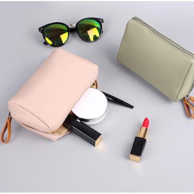 China Fashion Wholesale Pink Cosmetic Makeup Bag Plain Makeup Bag Cloth for Gift for sale