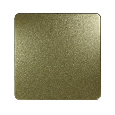 China General service industries cold rolled aisi 304 brushed gold champagne colored stainless steel sheets slot edge for sale