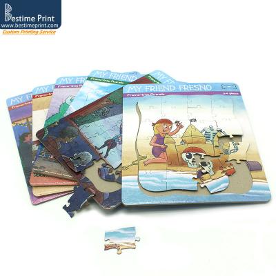 China Cartoon Toy Customized High Quality Puzzles personalized educational jigsaw puzzle for sale