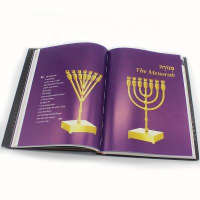 China paper & Best Cardboard Awards Custom Printed Full Color Hardcover Book Jewish Art Books for sale