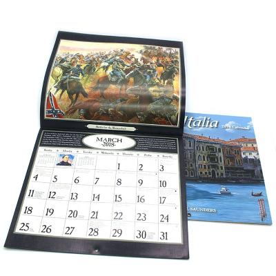 China paper & Custom Cardboard Factory Price Cheap Printing 2022 Calendar Poster Customized CMYK Printing for sale