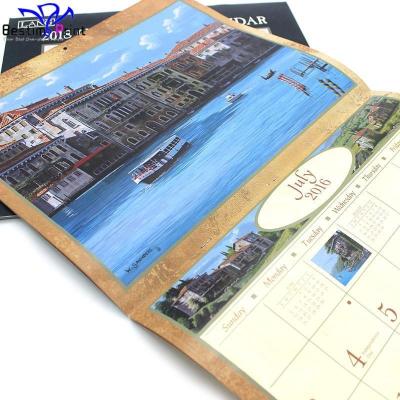 China paper & Chinese Cardboard Guangdong Factory Calendar Wall Porcelain Printing Cheap Company for sale