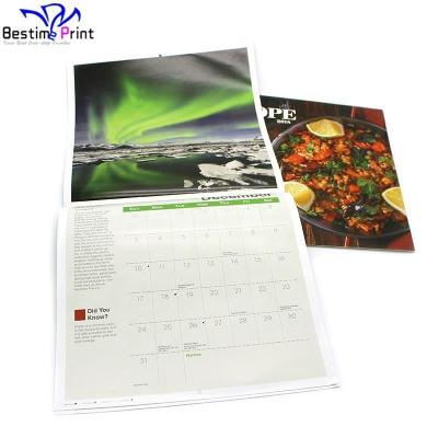 China paper & Reliable And Cheap Chinese Monthly Hanging Cardboard Wall Calendar CMYK 2022 Printings for sale