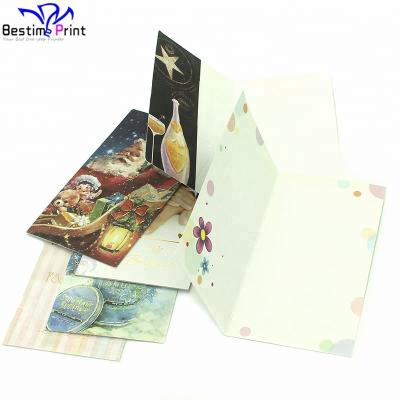 China paper & Cardboard Custom Printed Children's Small Greeting Cards for sale