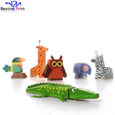 China paper & Cardboard Paper Craft 3D Templates Kits Making Models Out Of Paper 3D Paper Art Templates for sale