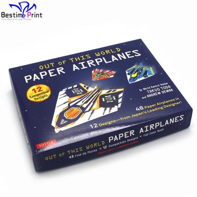 China paper & Best Easy Cardboard Paper Airplane With Instruction Book Paper Airplane Designs for sale