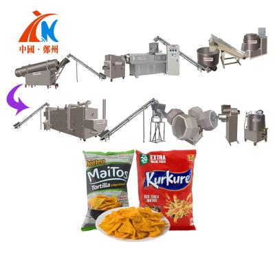 China Hot Full Automatic Puffing Line Baked Snacks Machine Suppliers Automatic Fried Bugles Snacks Machine Production Bugles Snacks Machines for sale