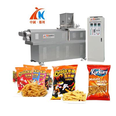 China food & Best Quality Factory Beverage Corn Machine Eco-friendly Twin-screw Extruder Hot Automatic Popcorn Machine Food Extruder Puffing Machine for sale