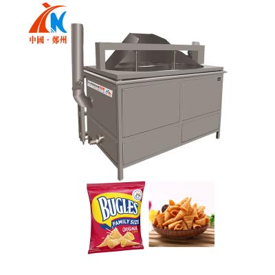 China food & Beverage Factory Factory Supplier Low Price Continuous Electric French Fries Frying Machine Fold Fries Machine for sale