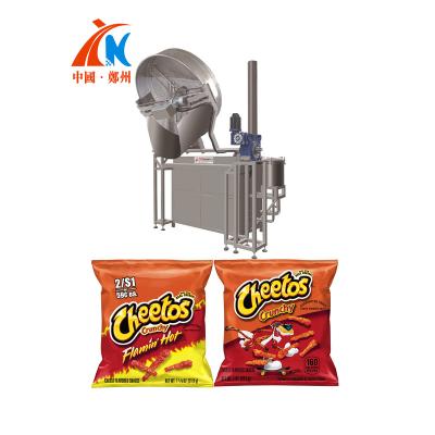 China food & Beverage Factory Premium Full Automatic Round Potato Chips Frying Machine Line Frying Machine For Snack Food Fried Production Line for sale