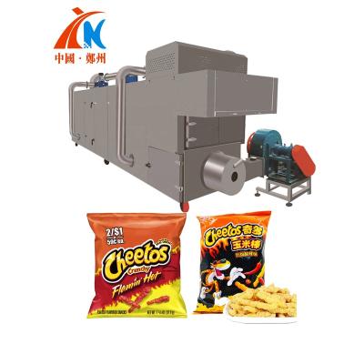 China Food Industry Factory Professional Supplier Baked Snacks Machine Automatic Puffing Bugles Making Machine Fried Bugles Snacks Machine for sale