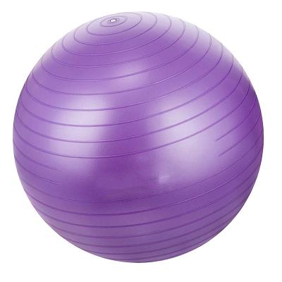 China 2020 New Complete Fitness Exercises Fashion Fitness Training Colorful PVC Exercise Rainbow Custom Printed Inflatable Exercise Yoga Ball for sale