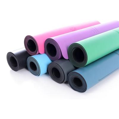 China New Design Durable Hot Sale High Quality PU Material Yoga Wear Resistant Exercising Mat for sale