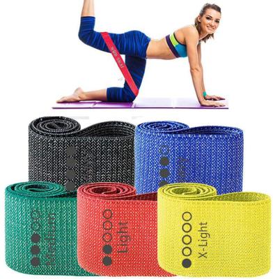 China Fit Body Sex Body Workouts Resistance Hip Bands Set 4 Pcs Yoga Fitness Non Slip Resistance Loop Bands for sale